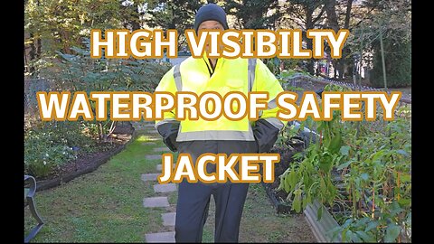 Toolant High Visibility Waterproof Safety Jacket, Warm and Comfy