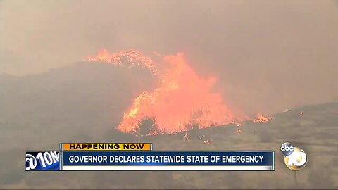 Gov. Gavin Newsom declares statewide emergency as wildfires roar