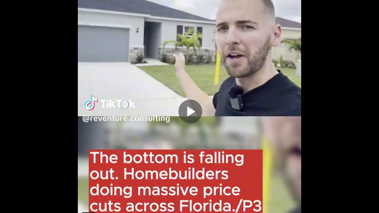 Florida's real estate market is rapidly declining, according to Nick.