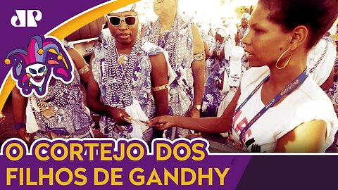 Salvador recebe cortejo azul e branco de Filhos de Gandhy