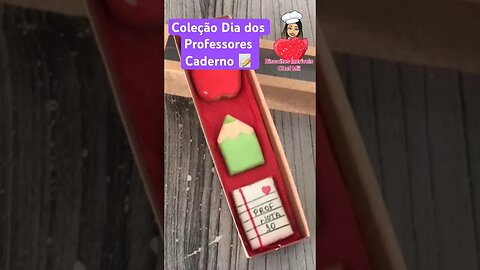 📝Kit dia dos Professores - Caderno 📝 - Biscoito decorado Fácil para Iniciantes #cookiesinspiration