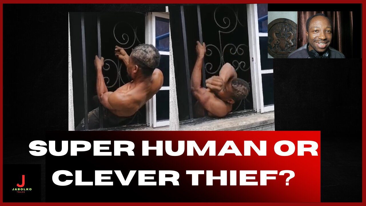 UNBELIEVABLE ! THIEF PUSHES THROUGH IRON BARS WITH BARE HANDS - HOW DID HE DO IT? #thiefpuzzle#iron