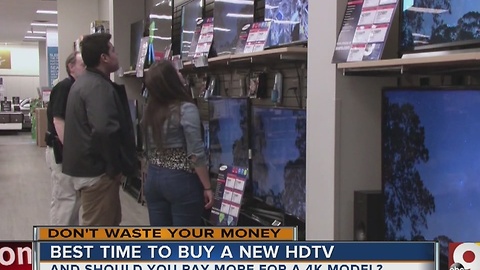 Best time to buy a new HDTV