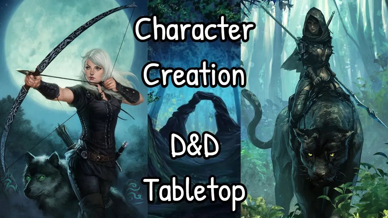 D&D Tabletop Character Creation - 1st Time!! Part One
