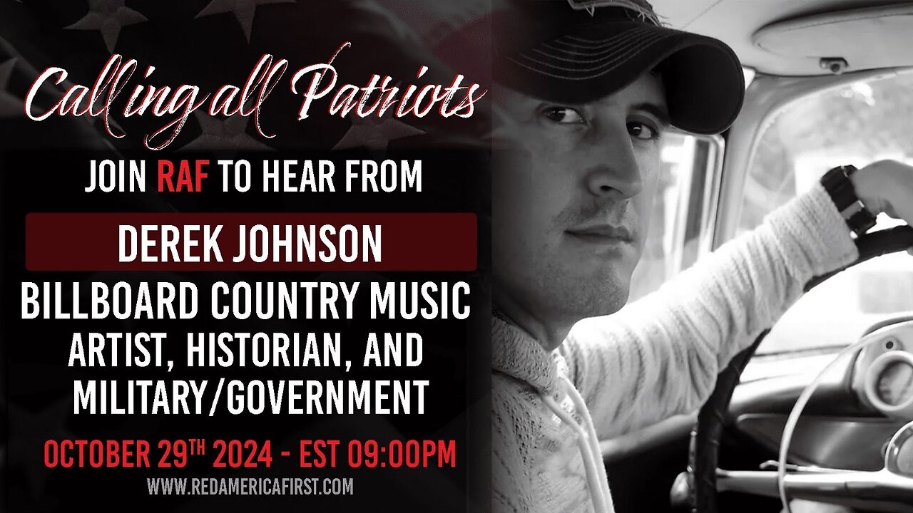 📢 #TOWNHALL on RedAmericaFirst.com - Platform where "WE THE PEOPLE" run the show - Derek Johnson