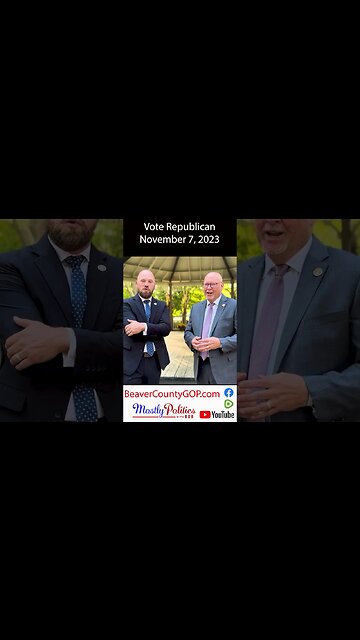 #shorts Beaver County Pennsylvania Republicans urge everyone to Vote November 7, 2023