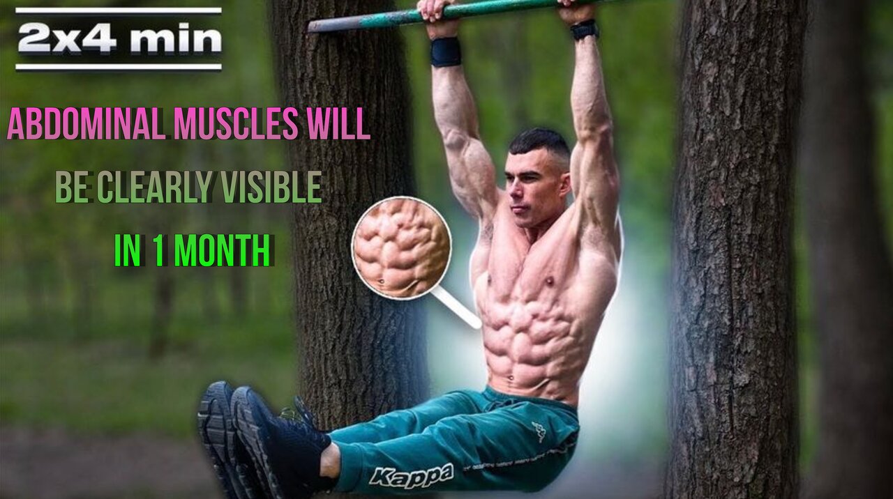 4 minutes of daily dedication and achieve visibly defined abs in just 1 month!