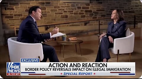 Kamala Harris Full Interview by Bret Baier on Fox News [26:43]