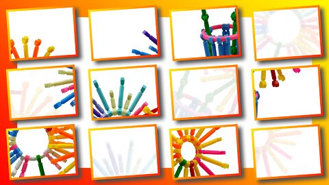 Educational Building Toy How to make flowers with dream block toy smart stick blocks toy