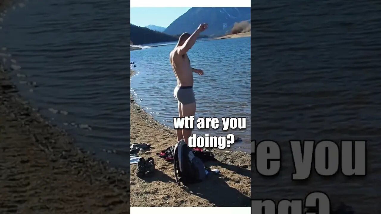 Cold Plunge: Twin Lakes, Colorado