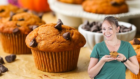 Pumpkin Chocolate Chip Muffins