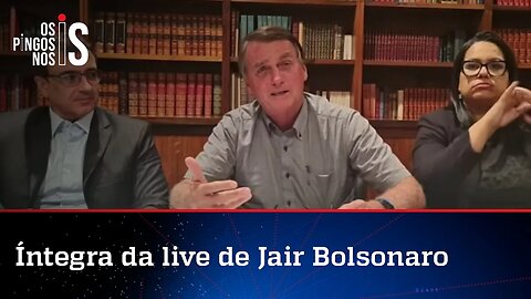Live de Jair Bolsonaro de 24/02/22