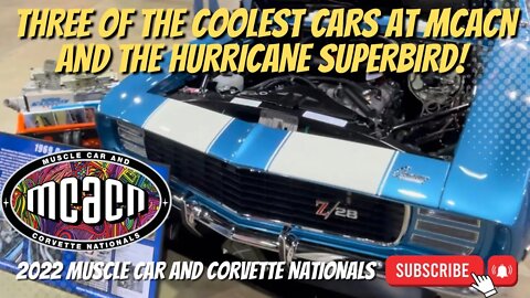 Three of the Coolest Cars at MCACN and the Hurricane Superbird! #carshow