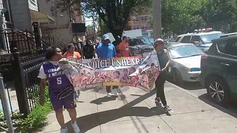 The My Voice, My Power Youth Peace Walk from @BronxDAClark to Courtlandt and 157th no voice unheard