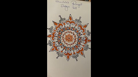 Shantala Rangoli design