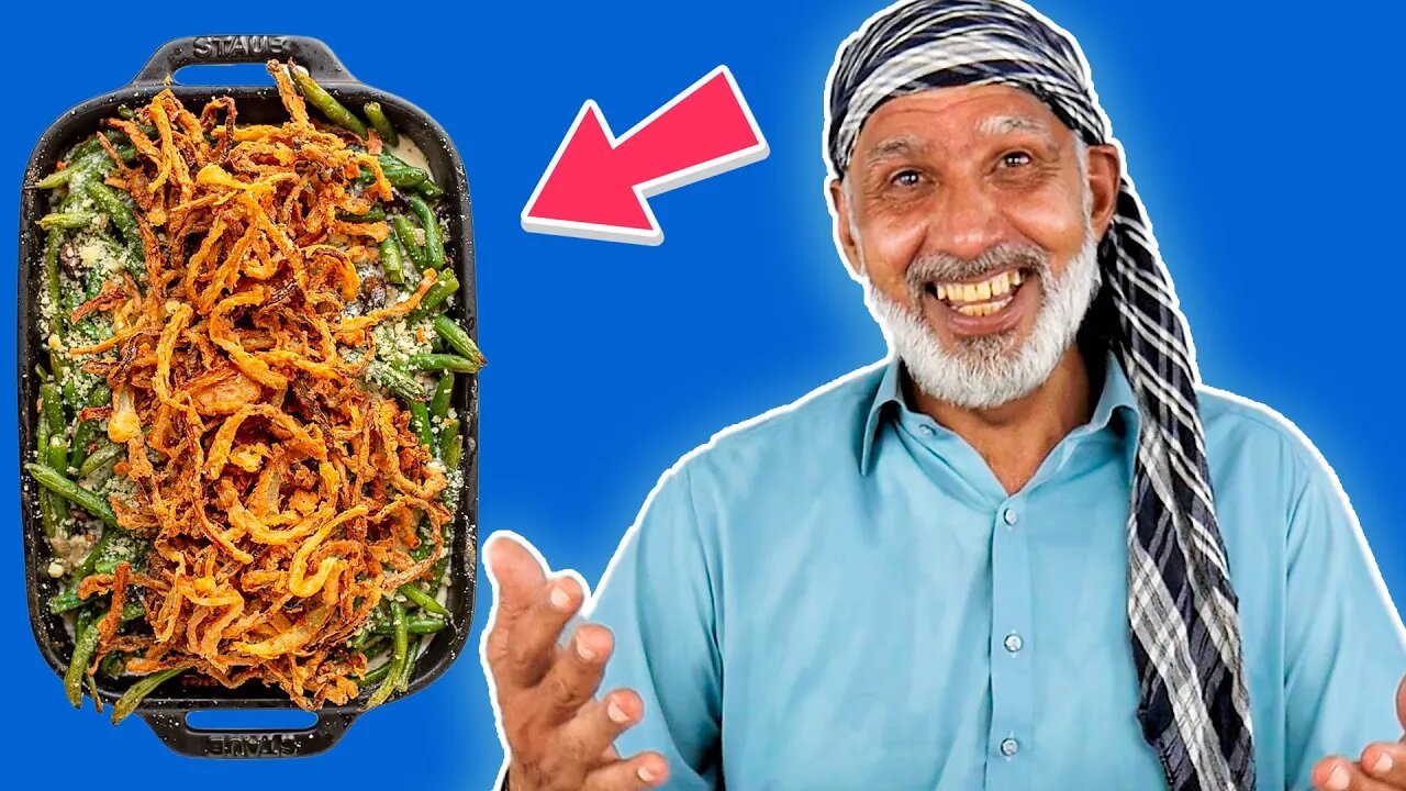 Tribal People Try Green Bean Casserole For The First Time!