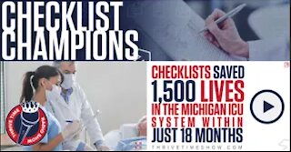 Checklist Champions | Checklists Saved 1,500 Lives in the Michigan ICU System Within Just 18 Months