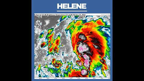 Helene getting stronger