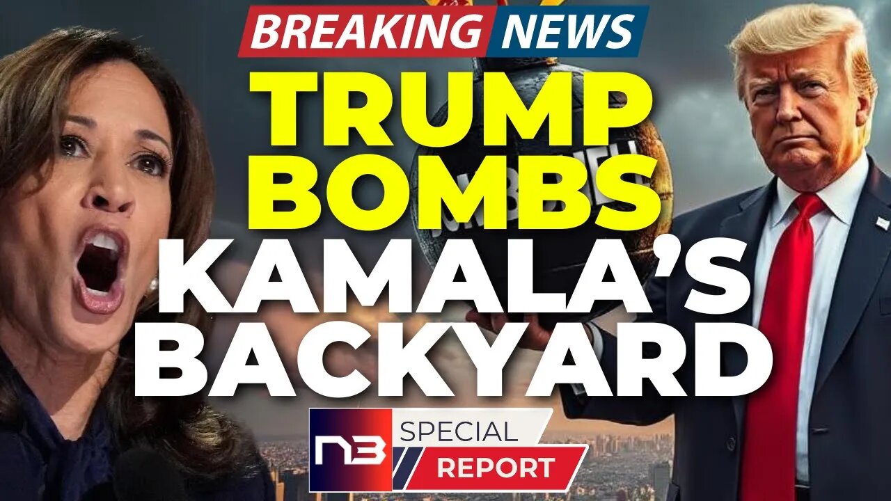 🚨DIRECT HIT! Trump Drops Bomb on Kamala's Home Turf Forcing Her Past Back to Haunt Her!