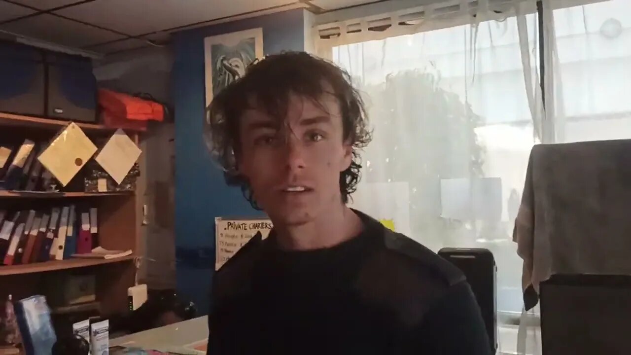 Thunder and rain stops play.