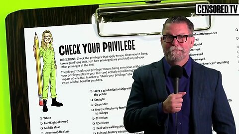 Gavin McInnes Checks His Privilege