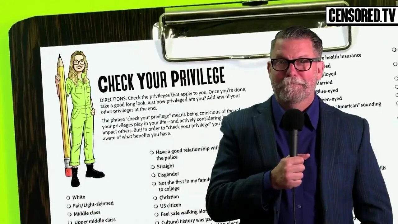 Gavin McInnes Checks His Privilege