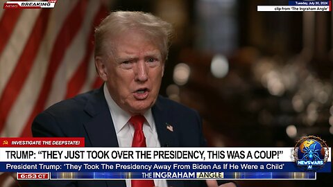 TRUMP: "THEY JUST TOOK OVER THE PRESIDENCY, THIS WAS A COUP!"