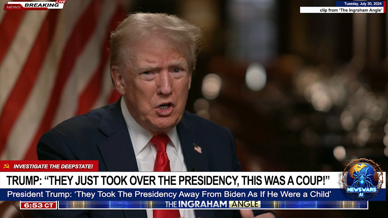 TRUMP: "THEY JUST TOOK OVER THE PRESIDENCY, THIS WAS A COUP!"
