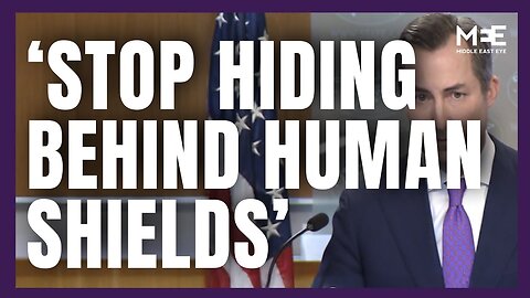 State spokesperson says ‘Hamas needs to stop hiding behind human shields’ after hospital bombing