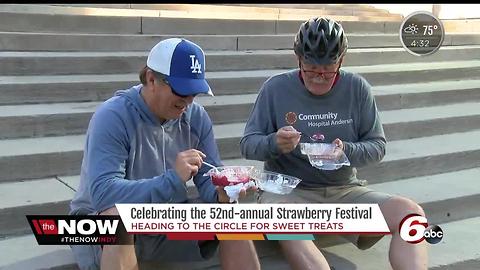 52nd annual Strawberry Festival held on Monument Circle