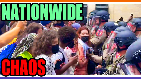 🚨BREAKING: Anti-War Protests Go Wild 🟠⚪🟣
