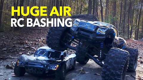 Huge Air RC Bashing - You've Gotta See This