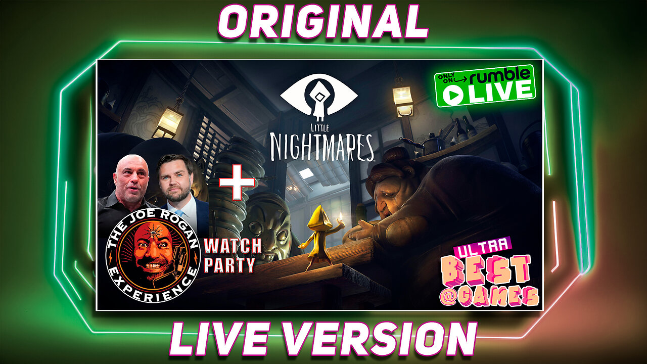 Vance/Rogan Podcast Reaction + Little Nightmares & Resident Evil (Original Live Version)
