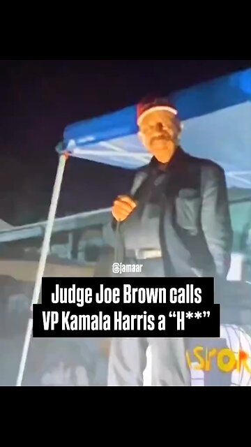Judge Joe Brown said VP Kamala Harris is a witch