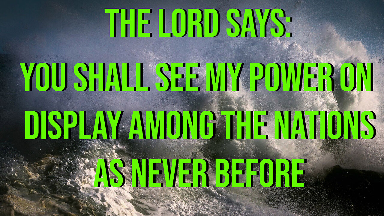 The Lord Says - As I Moved in Power At Pentecost So Shall I Move Again! Prophetic Word 2023