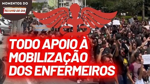 Enfermeiros podem fazer paralisação por reajuste do piso salarial | Momentos do Resumo do Dia
