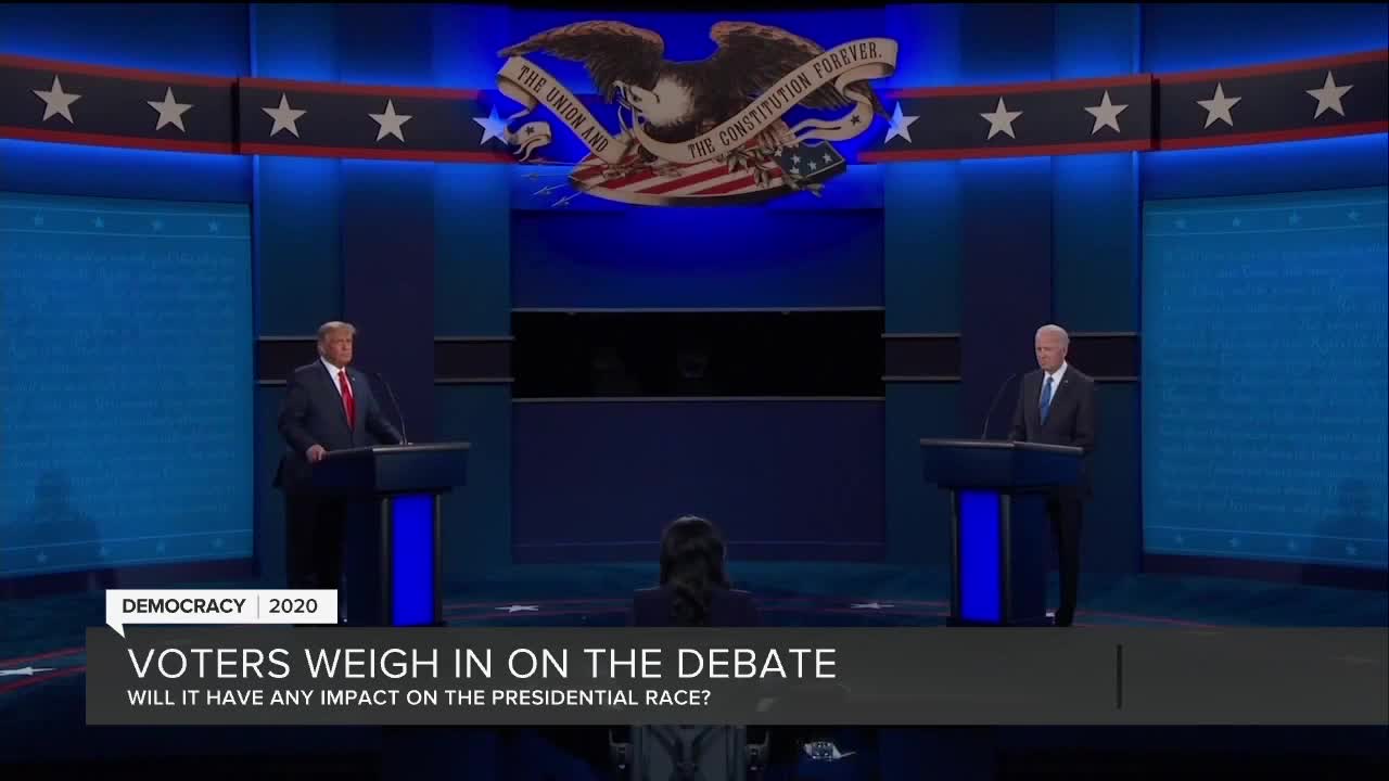 Metro Detroit voters weigh in on the final presidential debate