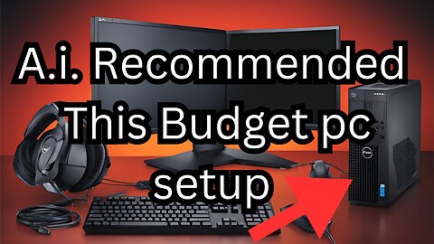 A.I. Recommended Budget Gaming PC Build Dell optiplex Gaming PC