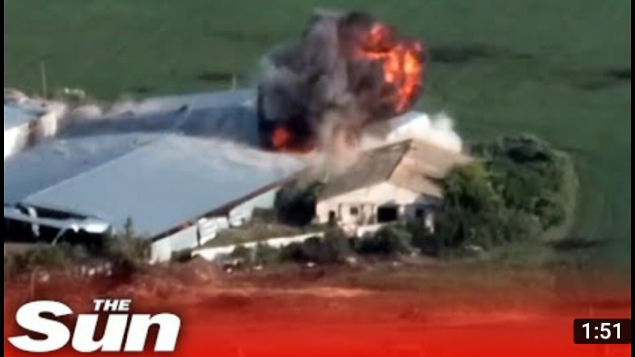 Ukrainian forces blow up Russian comms station