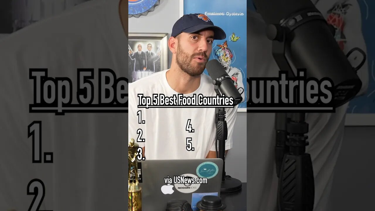 DID HE SWEEP?! 🧹 Top 5 Countries With The Best Food! #shorts #top5 #countries #food #cuisine