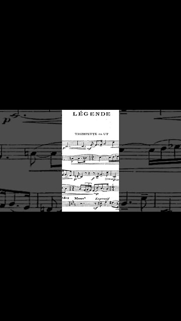 Légend pour Trompette et Piano by (Georges Enesco) [Heinz Karl Schwebel]