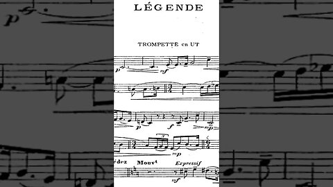 Légend pour Trompette et Piano by (Georges Enesco) [Heinz Karl Schwebel]