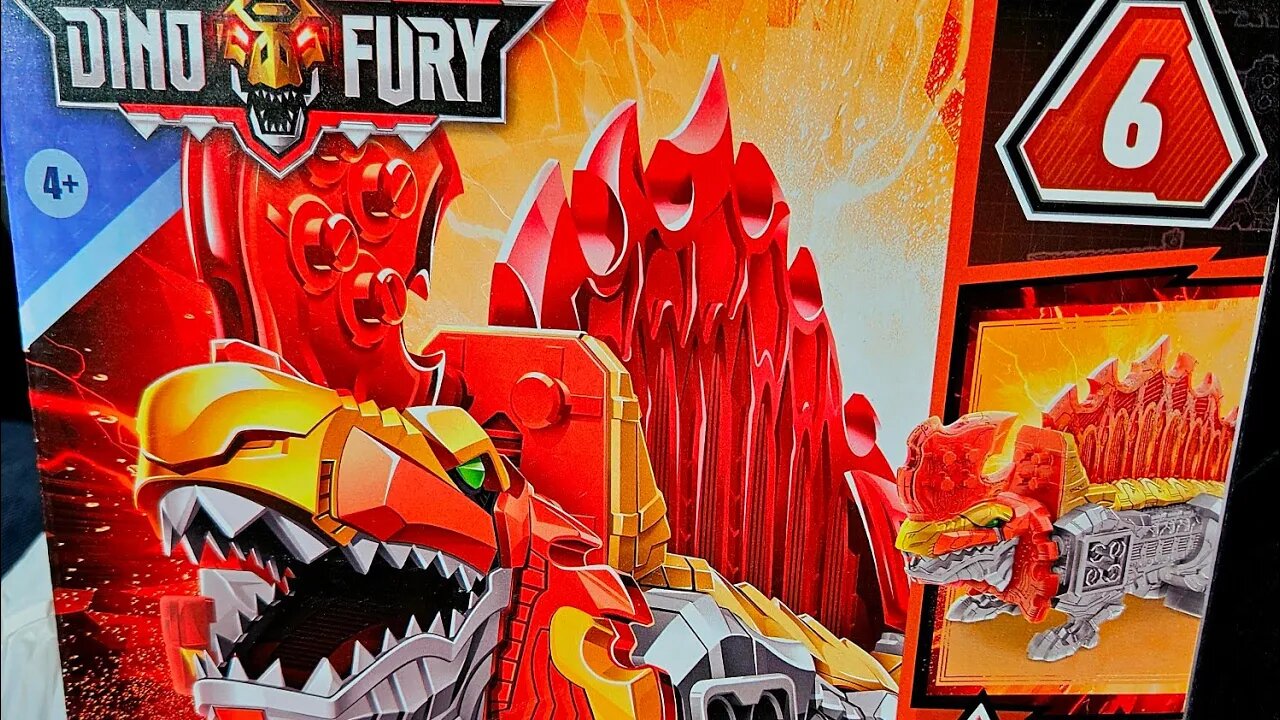 Power Rangers Dino Fury - Dimetro Blazing Zord Toy Review #dinofury #powerrangers