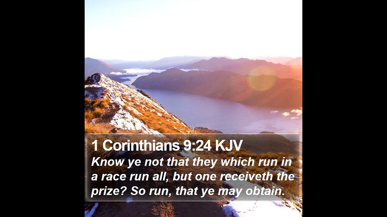 1 Corinthians 9:24 Scripture Memory (9/27/24) Pastor Greg Tyra