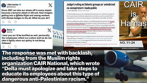 Delta Issues Groveling Apology: Hamas Terror PR Group Cries 'racism'