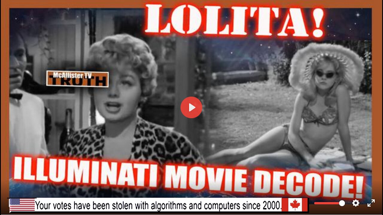 ILLUMINATI MOVIE REVIEW AND DECODE...LOLITA! MORE NORMALIZING OF THE PE-DO!