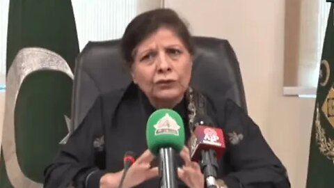 نگران وزیر خزانہ کی نیوز بریفینگ