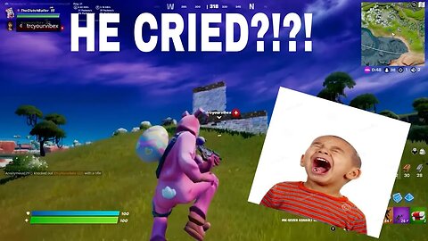 KID IS A RAGE MONSTER ON FORTNITE (BREAKS XBOX)