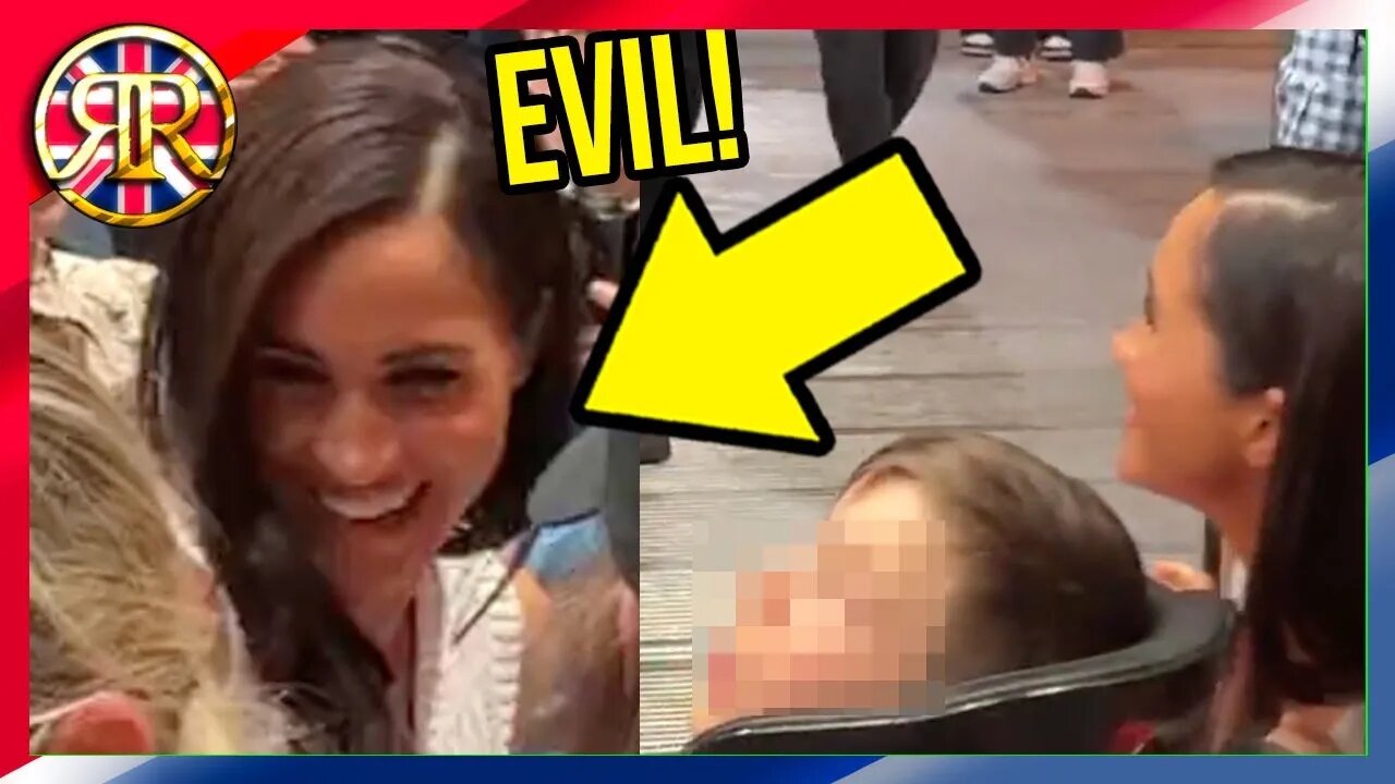 EVIL! Meghan uses disabled kid for PHOTO OP!