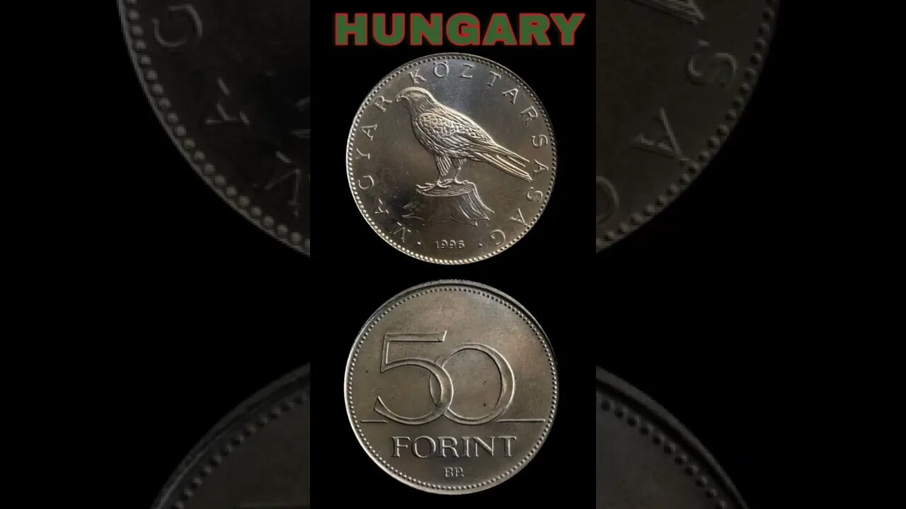 Hungary 50 Forint 1996.#shorts #coinnotesz